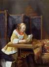A Lady reading a Letter Netherlands