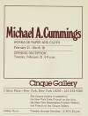 Michael Cummings; Works on Paper and Cloth exhibition at Cinque Gallery