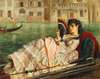 Beautiful Venetian Lady in the Gondola