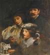 The Painter, His Wife And Daughter