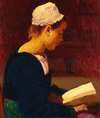 Breton Girl Reading (Bretonne Lisant)