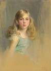 Portrait of the Hon. Esmée Mary Gabrielle Harmsworth, later Countess Cromer, aged nine