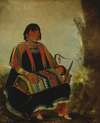 Jú-Ah-Kís-Gaw, Woman With Her Child In a Cradle