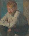 Boy with red hair