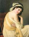Young Woman In A Greek Tunic
