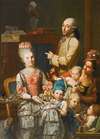 Portrait Of Antonio Ghedini And His Family