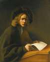 A Young Man At A Writing Desk