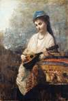Young Girl with a Mandolin
