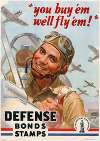 ‘You buy ’em, we’ll fly ’em!’ Defense bonds, stamps