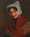 Weibliches Porträt (angebl. Mutter des Malers Eduard Gurk)