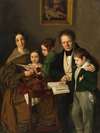Der Komponist Johann Baptist Gänsbacher (1778-1844) und seine Familie