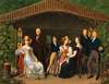 Die kaiserliche Familie um den Herzog von Reichstadt in einer Gartenlaube