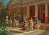 A fruit seller in the courtyard of a Pompeian villa