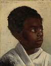 Portrait of a young African