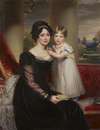 The duchess of Kent with her daughter, the future queen Victoria