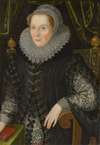 Portrait of Joan Stint, Mrs George Evelyn (1550-1613)