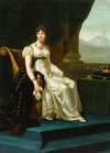 Portrait of caroline bonaparte, queen of naples and of the two sicilies