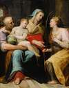 The holy family with Saint Catherine of Alexandria