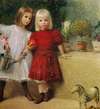 Hilda und Franzi von Matsch, die Kinder des Künstlers