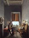 Léon Pallière (1787–1820) in His Room at the Villa Medici, Rome