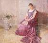 Das lila Staatskleid. Frau von Birkenreuth