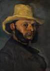 Gustave Boyer (b. 1840) in a Straw Hat