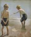 Study for the Boys Playing on the Shore
