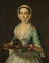 A Young Woman Carrying A Tea Tray, Possibly Hannah, The Artist’s Maid