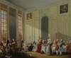Mozart Giving A Concert In The ‘salon Des Quatre-Glaces Au Palais Dutemple’ In The Court Of The Prince De Conti