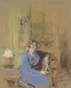 Madame Lucien Sauphar, Assise Dans Son Salon