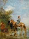 Horsemen By The River