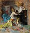 Signora Al Pianoforte (Woman At a Piano)