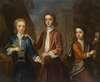 Portrait of three young gentlemen