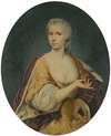 Portrait Of A Princess, Dressed In An Ermine Gown