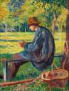 Ludovic Rodo Pissarro Dans Le Jardin De Son Père À Eragny