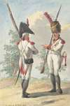 Two Soldiers of the Dutch Royal Grenadier Guard