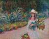 Jeune fille dans le jardin de Giverny