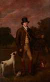 Portrait of Henry Hoste Henley (1766-1833) with dogs