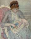Girl with a Basket of Ribbons