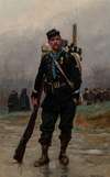 A French infantryman from the Franco-Prussian War