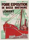 Foire exposition de Basse Bretagne, Lorient, 24 septembre au 3 octobre 1938