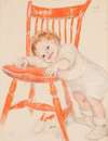 Baby with Chair