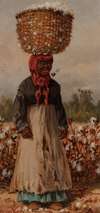 Woman in Cotton Field