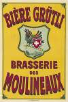 Bière Grütli. Brasserie des Moulineaux