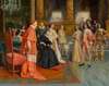 Meeting of William II of Orange and Mary Stuart, Princess Royal with Marie de Medici