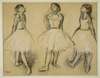 Three Studies of a Dancer in Fourth Position