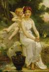Cupid Whispering to a Young Maiden
