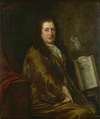 Portrait of Caspar Commelin, bookseller, newspaper publisher and author of the official history of Amsterdam ‘Beschrijvinghe van Amsterdam’of 1693