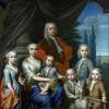 Willem Philip Kops (1695-1756), with his Wife and Children