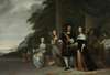 Pieter Cnoll, Cornelia van Nijenrode, their Daughters and Two Enslaved Servants